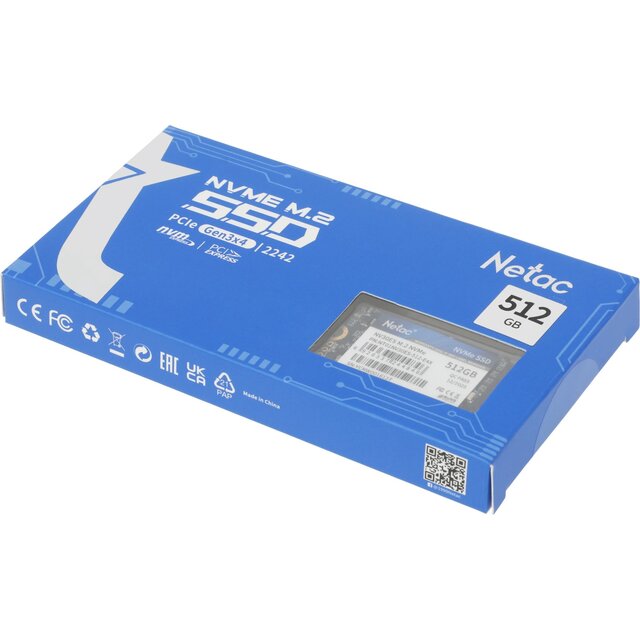 Накопитель SSD Netac PCIe 3.0 x4 512GB NT01NV30ES-512-E4X 