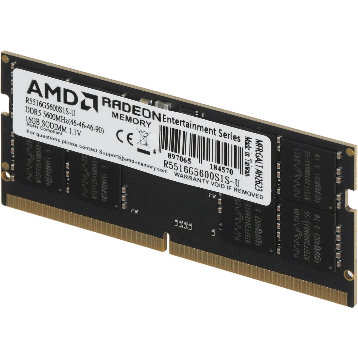 Память DDR5 16GB 5600MHz AMD R5516G5600S1S-U