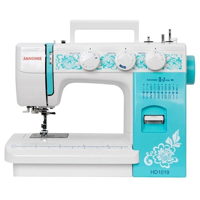 Швейная машина Janome HD1019 (Цвет: White/Blue)