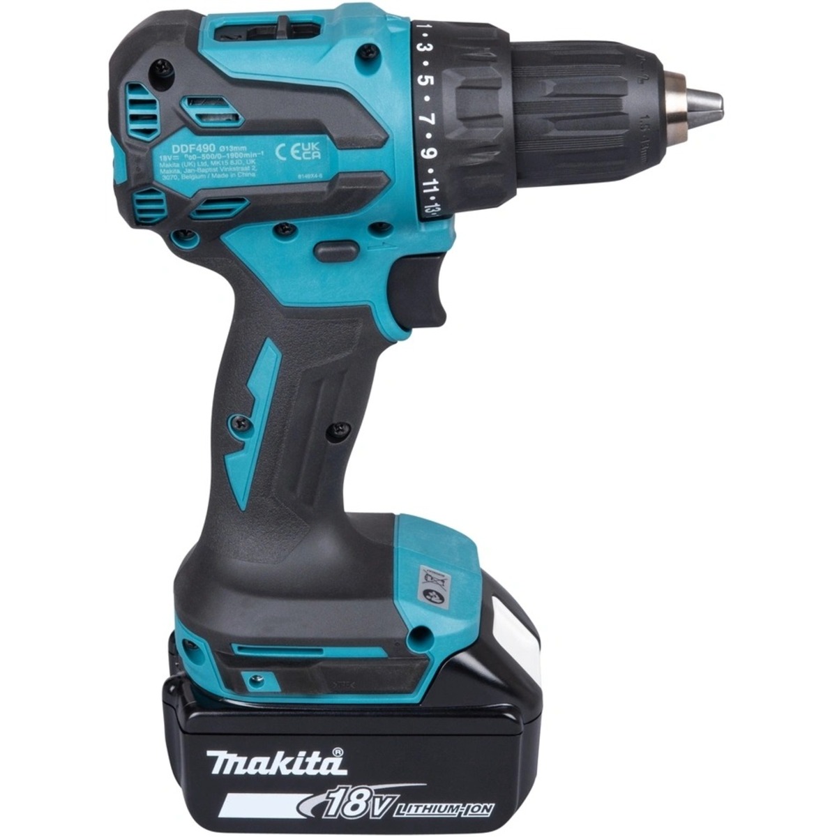 Дрель-шуруповерт Makita DDF490SFJ (Цвет: Blue)