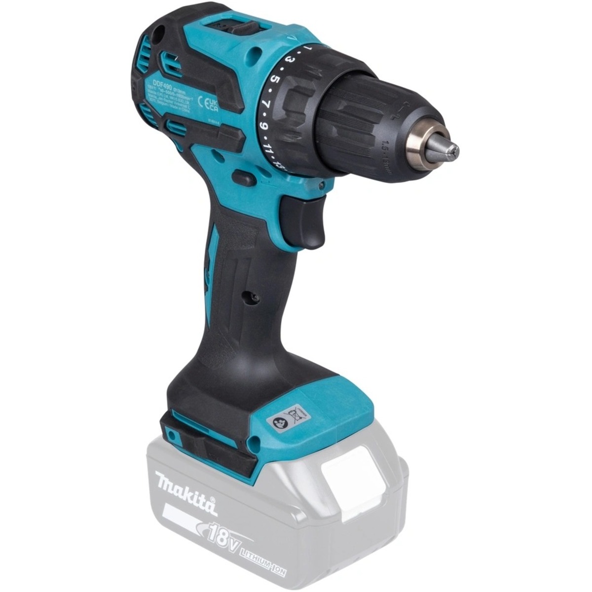 Дрель-шуруповерт Makita DDF490Z (Цвет: Blue)