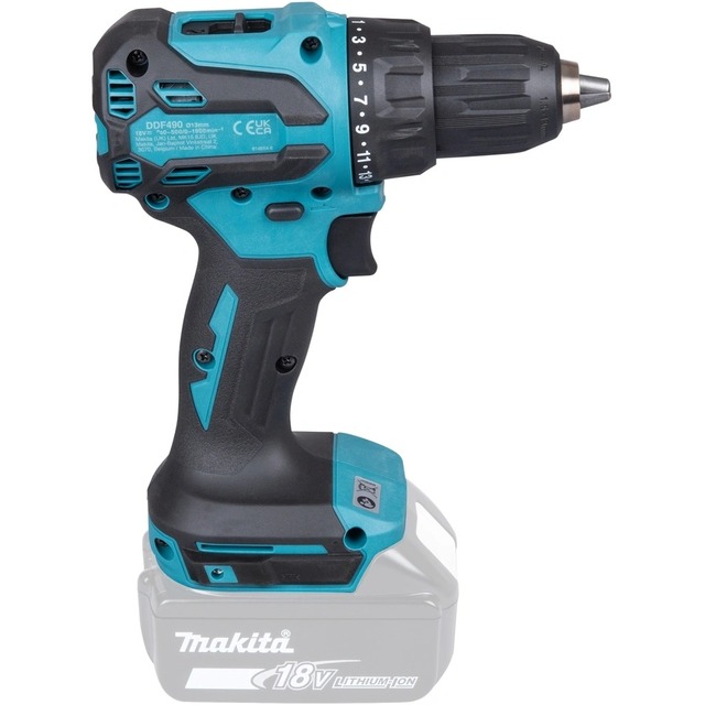 Дрель-шуруповерт Makita DDF490Z (Цвет: Blue)