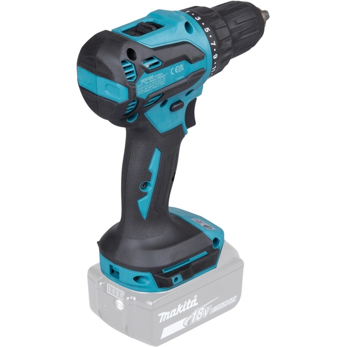 Дрель-шуруповерт Makita DDF490Z (Цвет: Blue)
