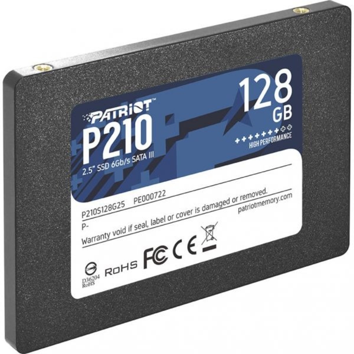 Накопитель SSD Patriot SATA III 128Gb P210S128G25 P210 2.5