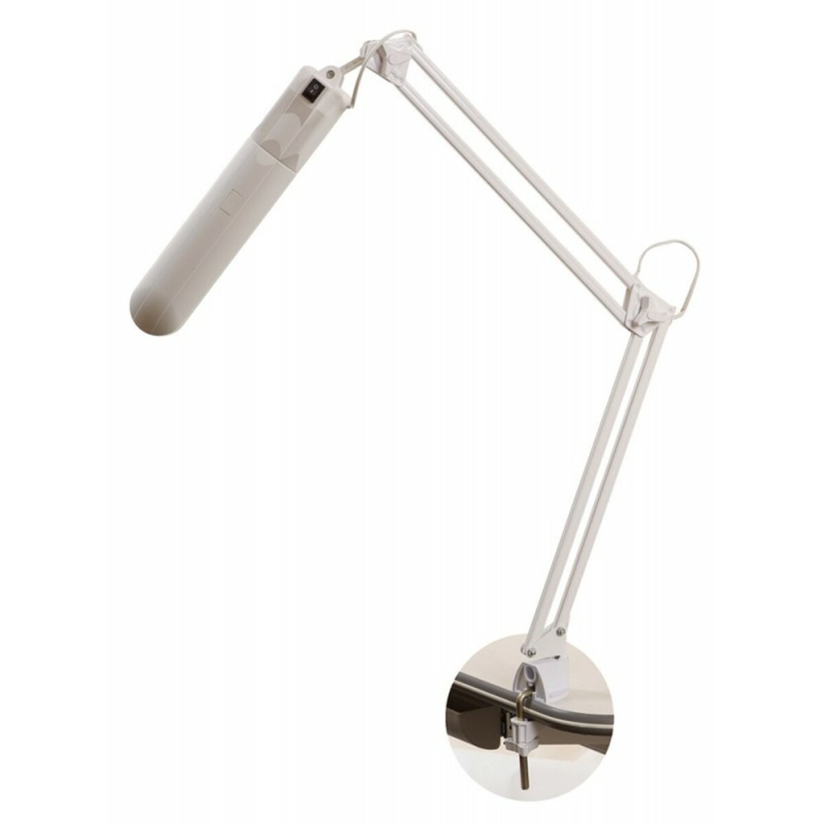 Светильник настольный Трансвит Delta на струбцине 11Вт (Цвет: White)