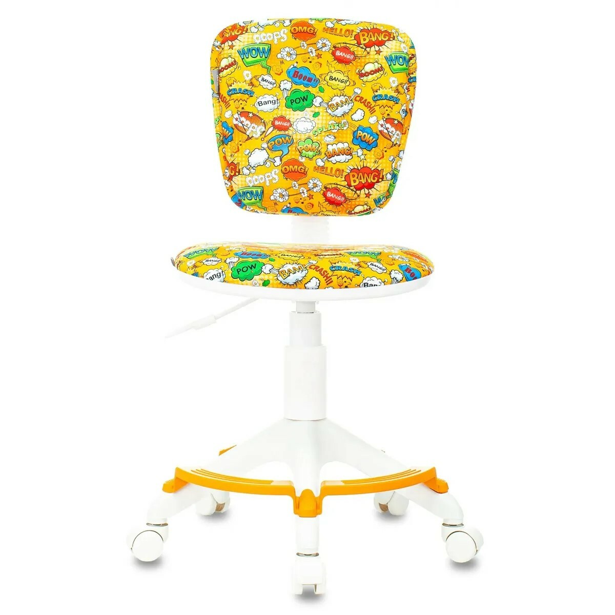 Кресло детское Бюрократ CH-W204 / F (Цвет: Orange / White)