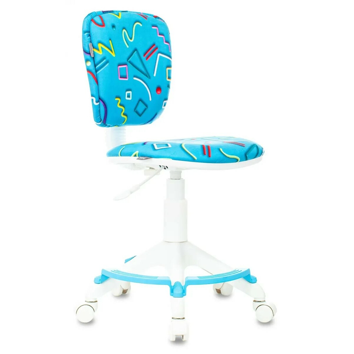 Кресло детское Бюрократ CH-W204 / F (Цвет: Blue / White)