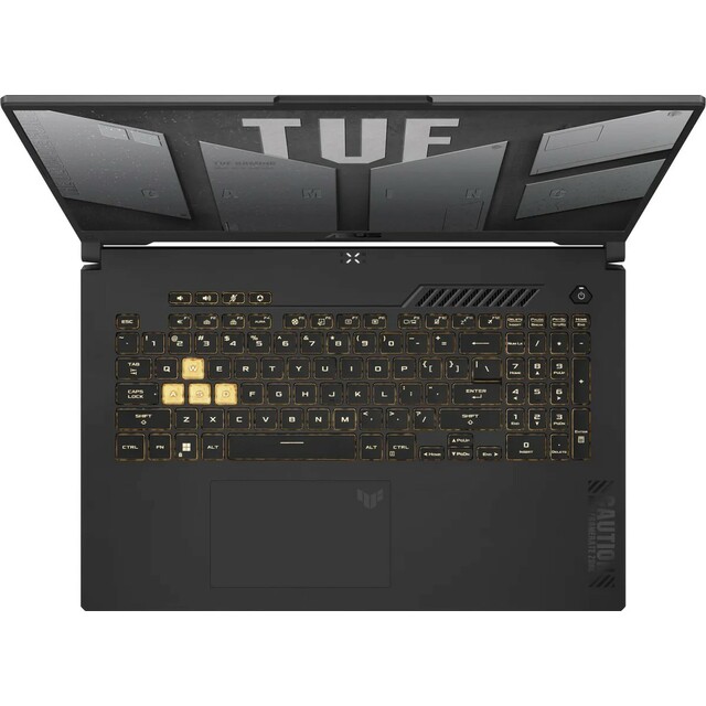 Ноутбук Asus TUF Gaming F17 FX707VUR-HX225 (Core 5 210H 2.2Ghz/16Gb DDR5/SSD512Gb/NVIDIA GeForce RTX4050 6Gb/17.3 /noOS/gray) (90NR0CS5-M00E30)