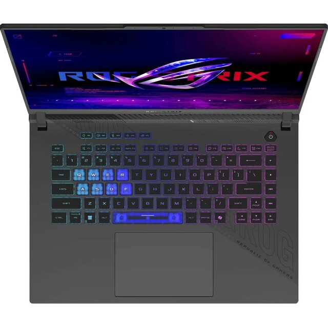 Ноутбук Asus ROG Strix G16 G614PP-S5063 (Ryzen 9 8940HX 2.4Ghz/32Gb DDR5/SSD1Tb/NVIDIA GeForce RTX 5070 8Gb/16 /noOS/gray) (90NR0L67-M00300)