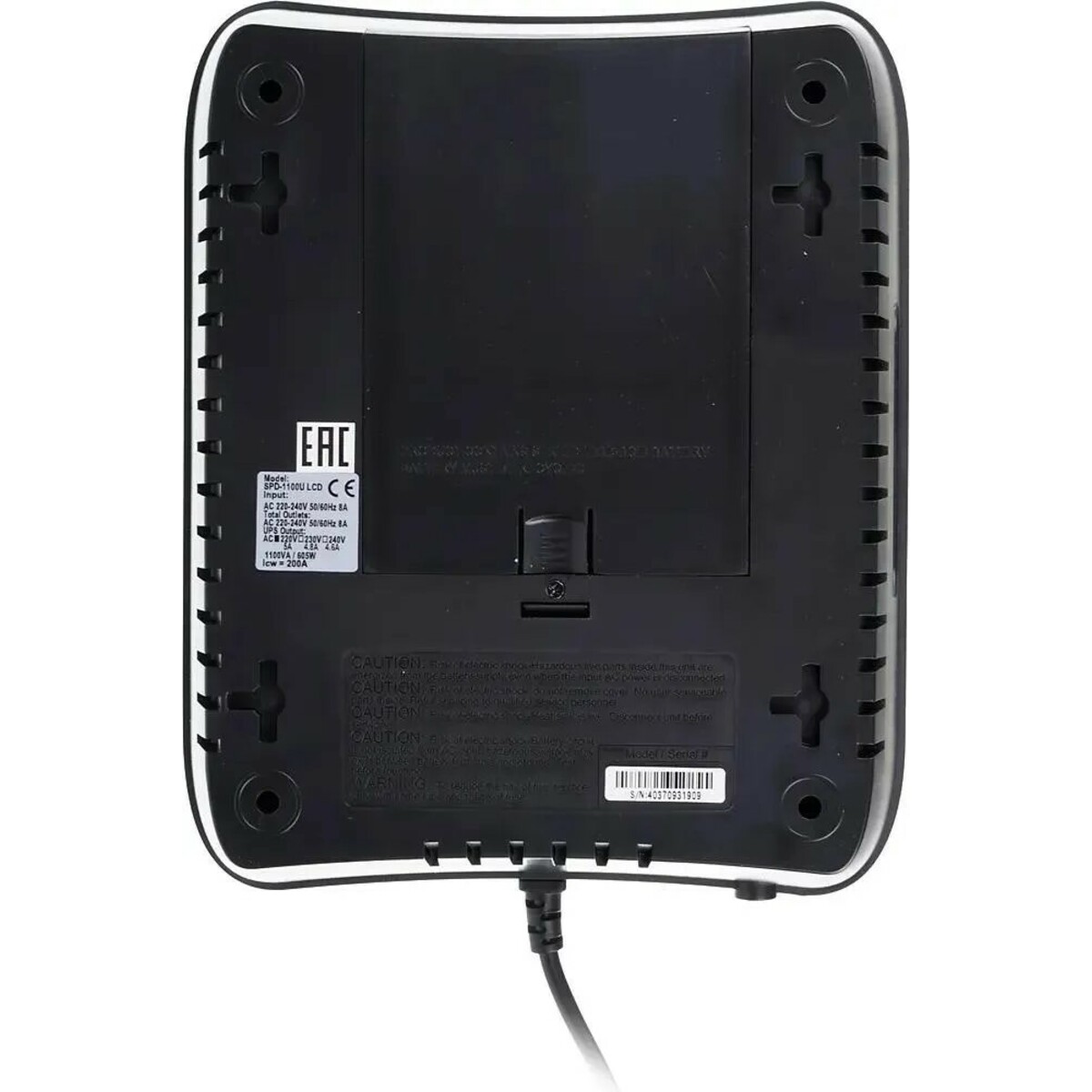Источник бесперебойного питания Powercom Spider SPD-1100U LCD, черный