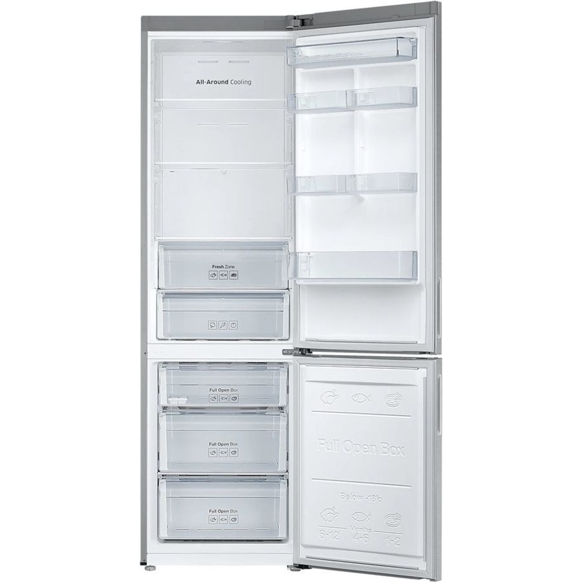 Холодильник Samsung RB37A5200SA / WT (Цвет: Silver)