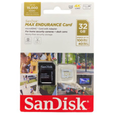 Карта памяти SanDisk Max Endurance microSDHC 32Gb, белый
