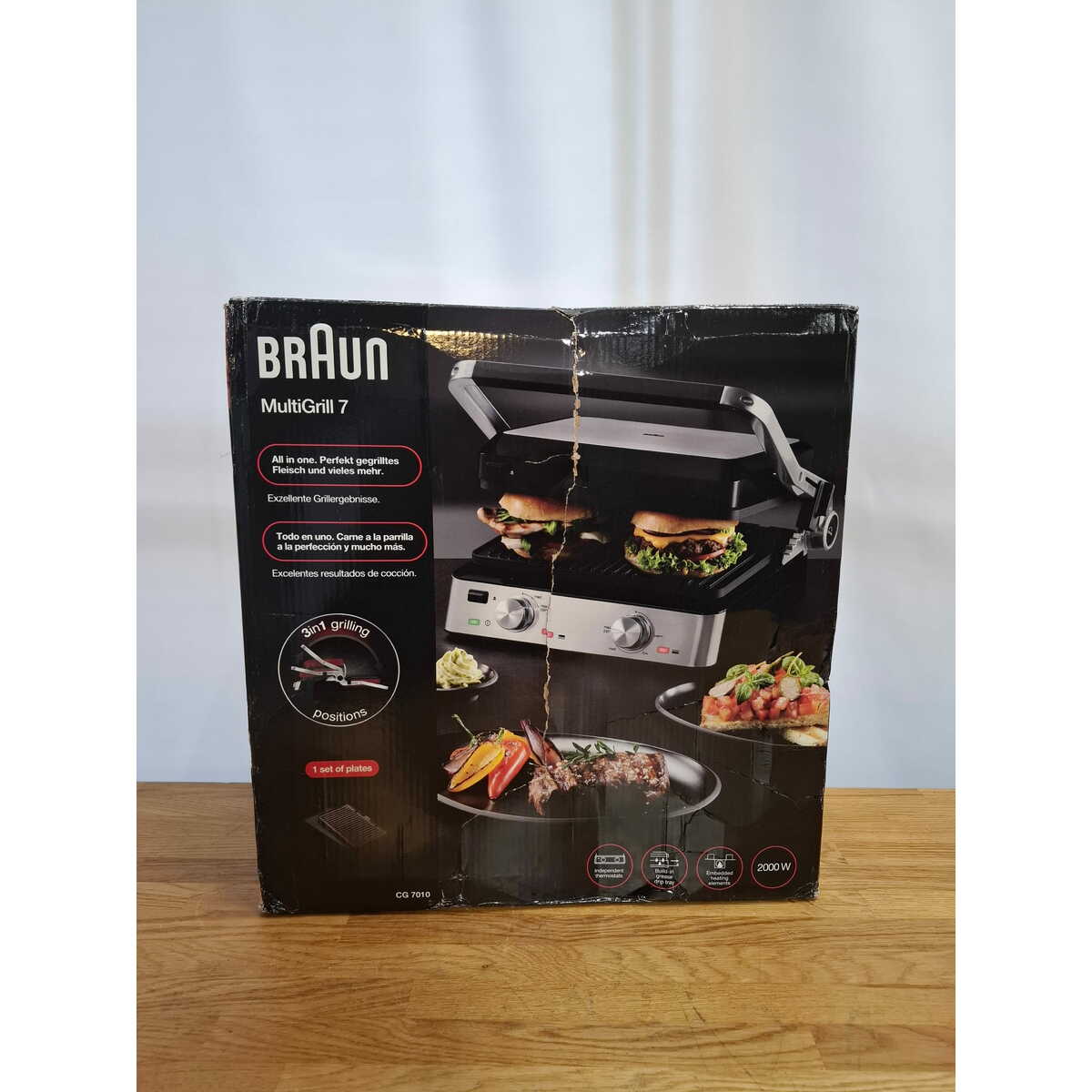 Электрогриль Braun CG7010 (Цвет: Silver/Black)