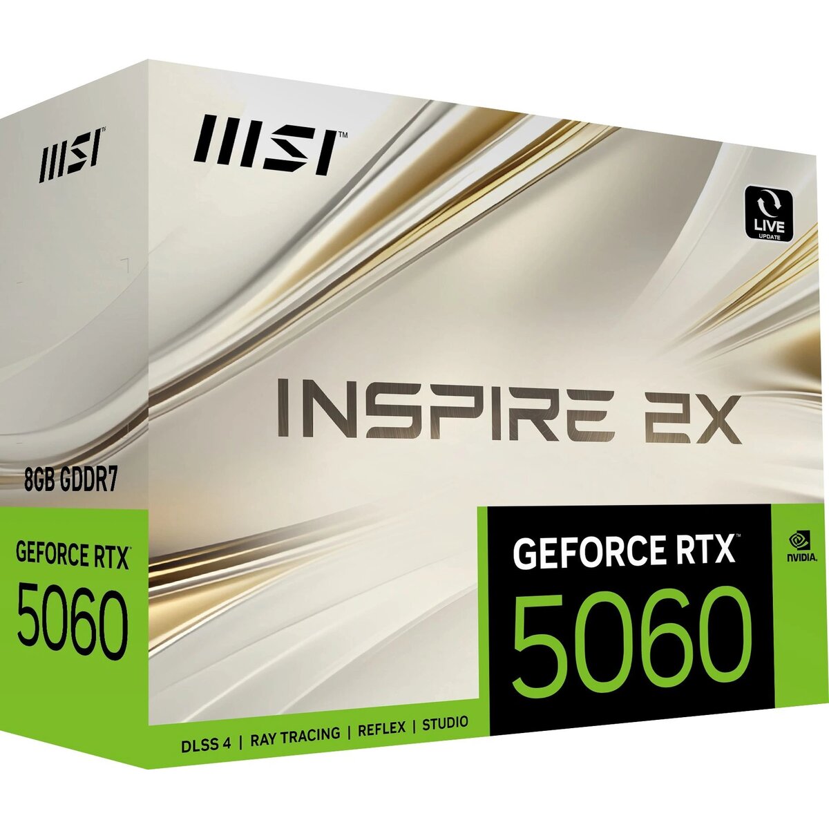 Видеокарта MSI  GeForce RTX 5060 INSPIRE 2X 8Gb 