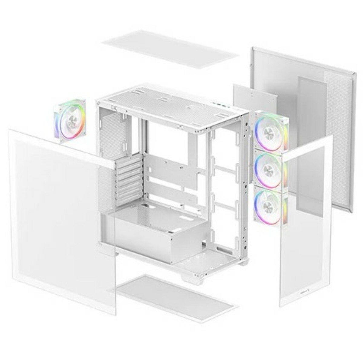 Корпус Deepcool CG580 4F V2 WH, белый 