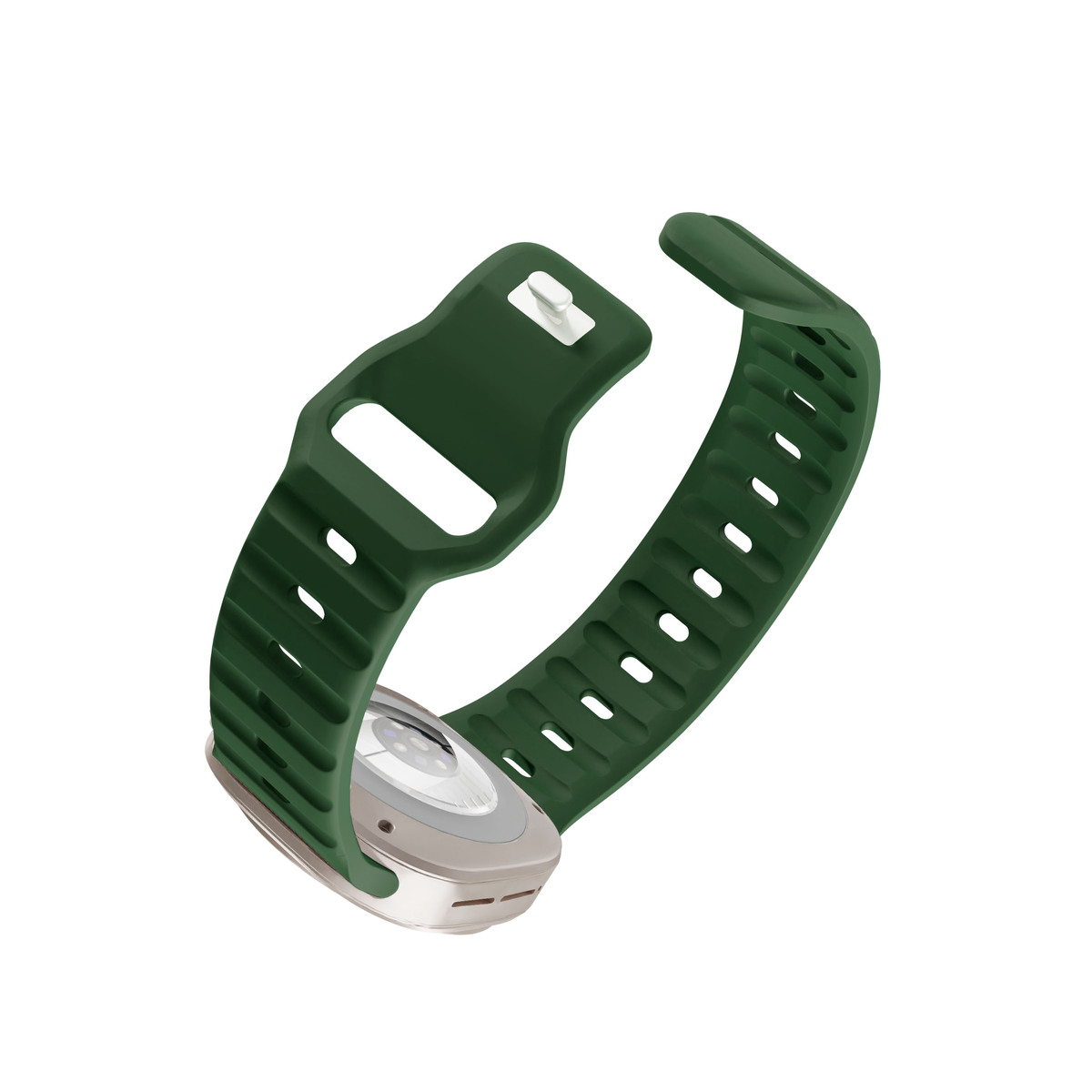 Ремешок силиконовый VLP Pulse Band для Samsung Watch Ultra 47 мм, зеленый