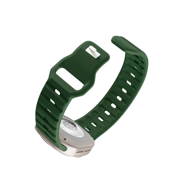 Ремешок силиконовый VLP Pulse Band для Samsung Watch Ultra 47 мм, зеленый