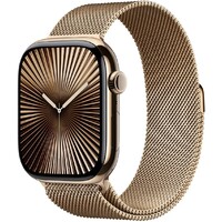 Умные часы Apple Watch Series 10 46mm Titanium Case with Milanese Loop S/M (Цвет: Gold)