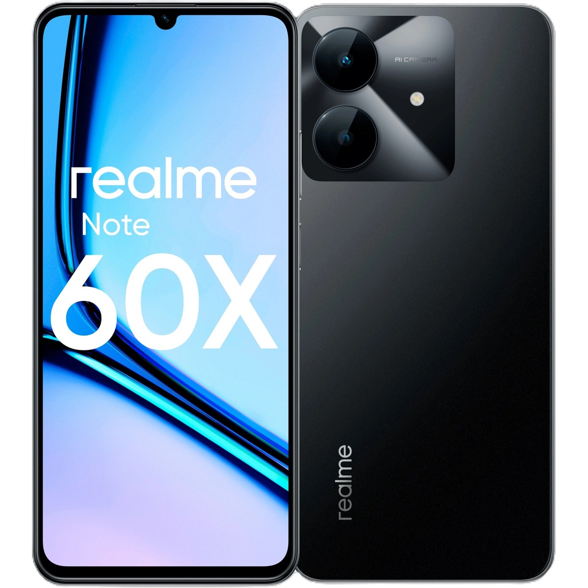Смартфон realme Note 60x 4/128Gb, черный