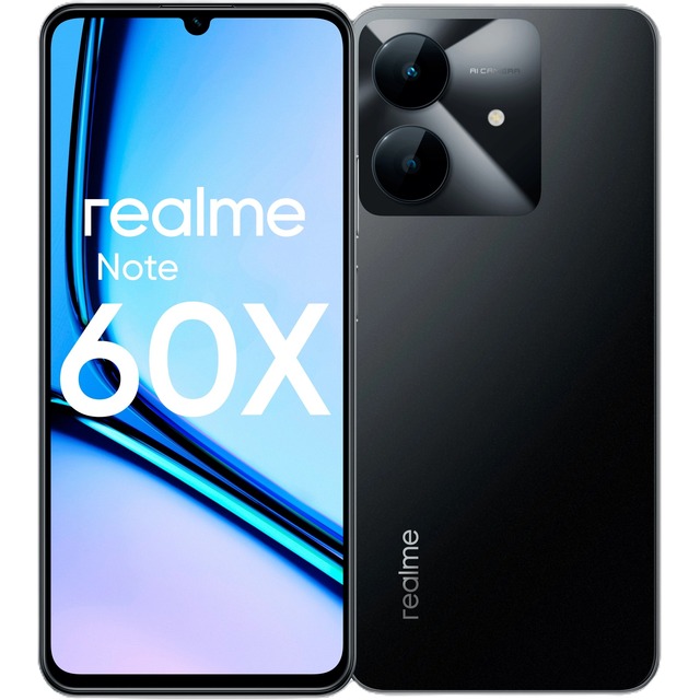 Смартфон realme Note 60x 4 / 128Gb, черный Смартфон realme Note 60x 4 / 128Gb, черный