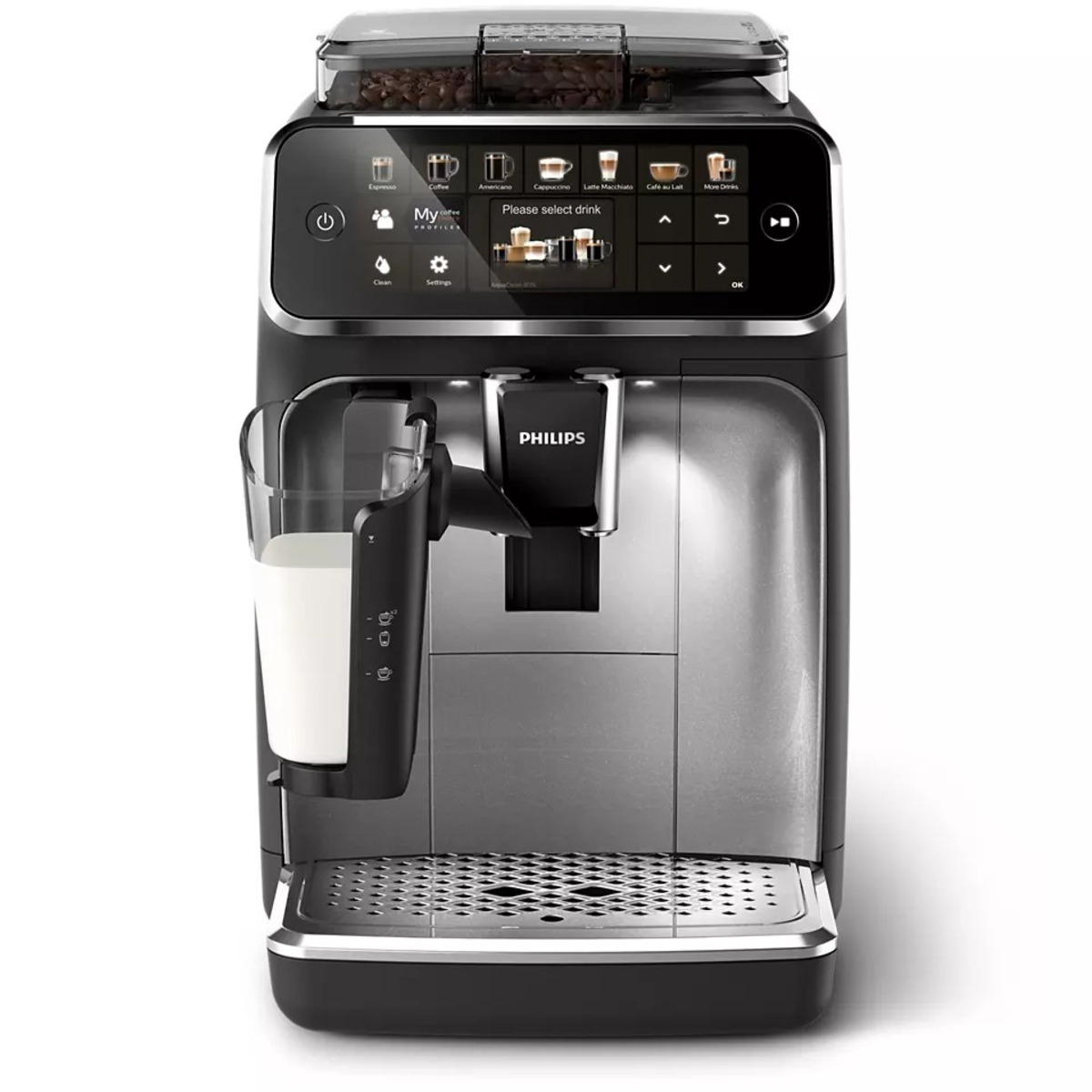 Кофемашина Philips Series 5400 EP5446 / 70 (Цвет: Black / Silver)