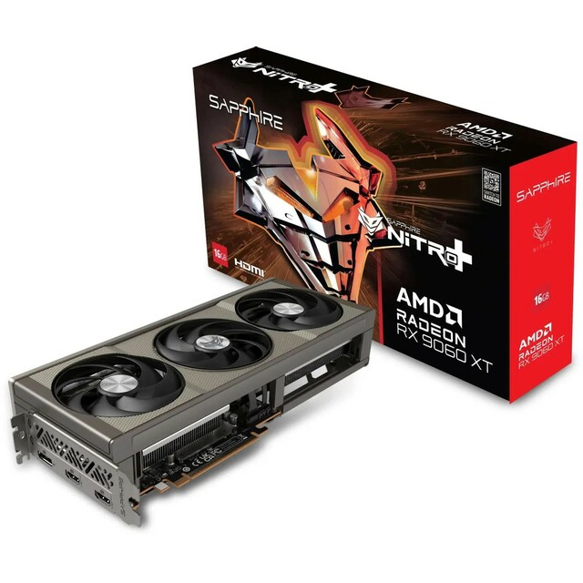 Видеокарта Sapphire Radeon RX 9060XT NITRO+ OC 16Gb (11350-01-20G)