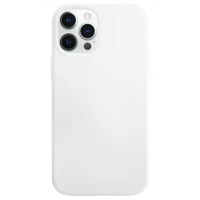Чехол-накладка VLP Silicon Case для смартфона iPhone 12 Pro Max, белый