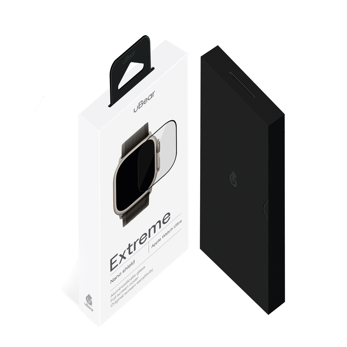 Защитное стекло uBear Extreme Nano Shield для Apple Watch Ultra, черный
