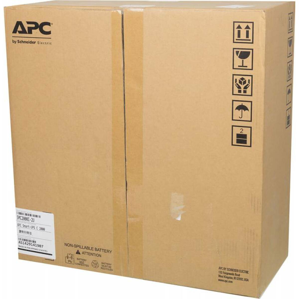 Резервный ИБП APC by Schneider Electric Smart-UPS C SMC2000I-2U 1