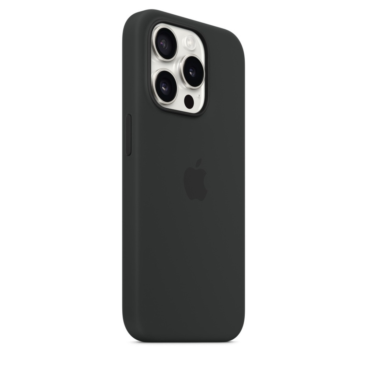 Чехол-накладка Apple Silicone Case with MagSafe для смартфона Apple iPhone 15 Pro (Цвет: Black)