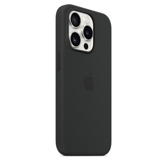 Чехол-накладка Apple Silicone Case with MagSafe для смартфона Apple iPhone 15 Pro (Цвет: Black)