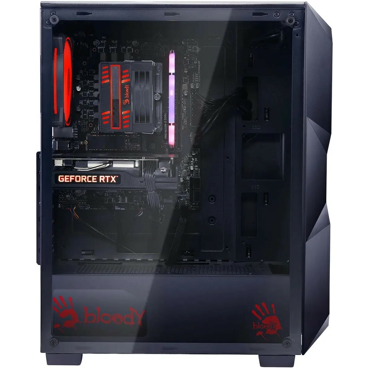 ПК Bloody BD-PC RB55C1 (Ryzen 5 5600X 3.7Ghz / 16Gb DDR4 / SSD1Tb / NVIDIA GeForce RTX4060 8Gb / Windows 11 Home / black)