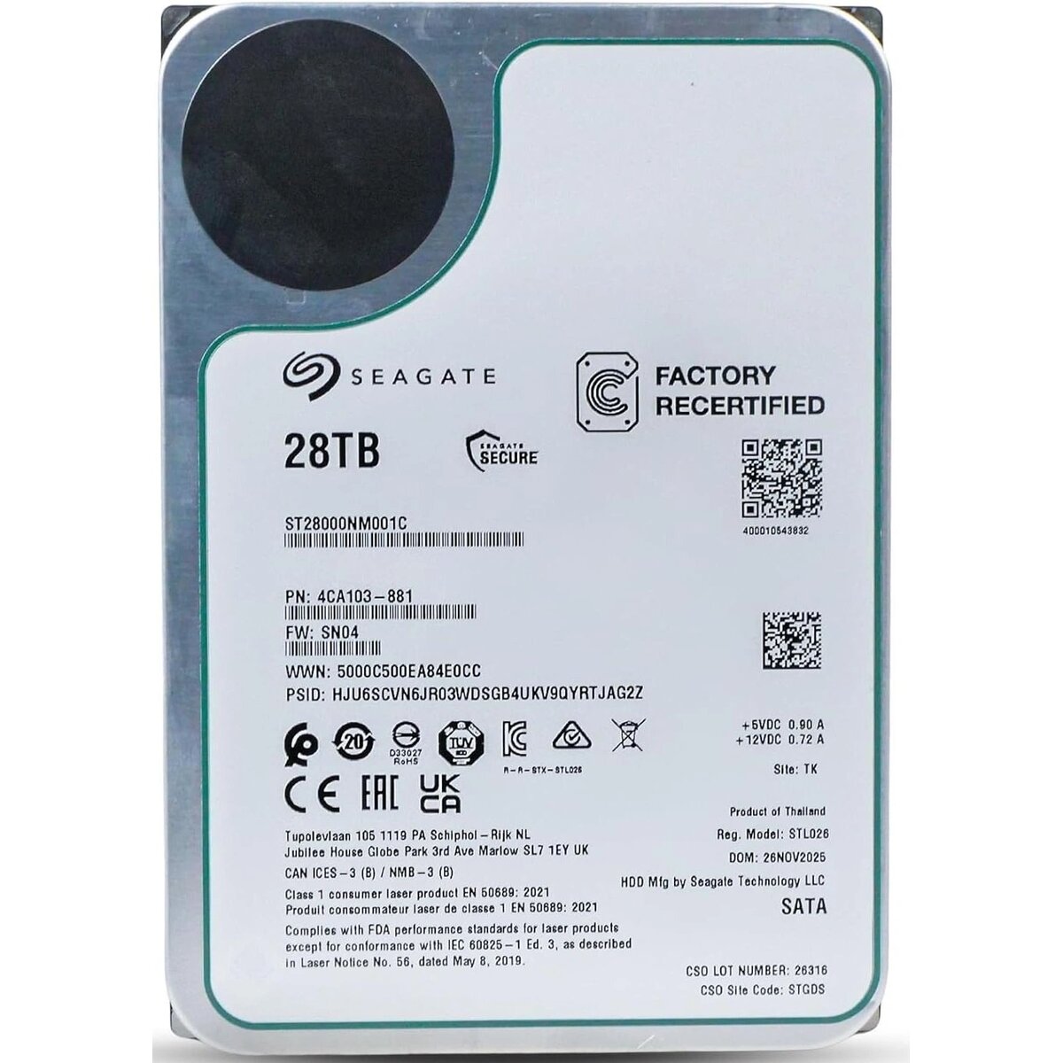 Жесткий диск Seagate SATA-III 28Tb ST28000NM001C