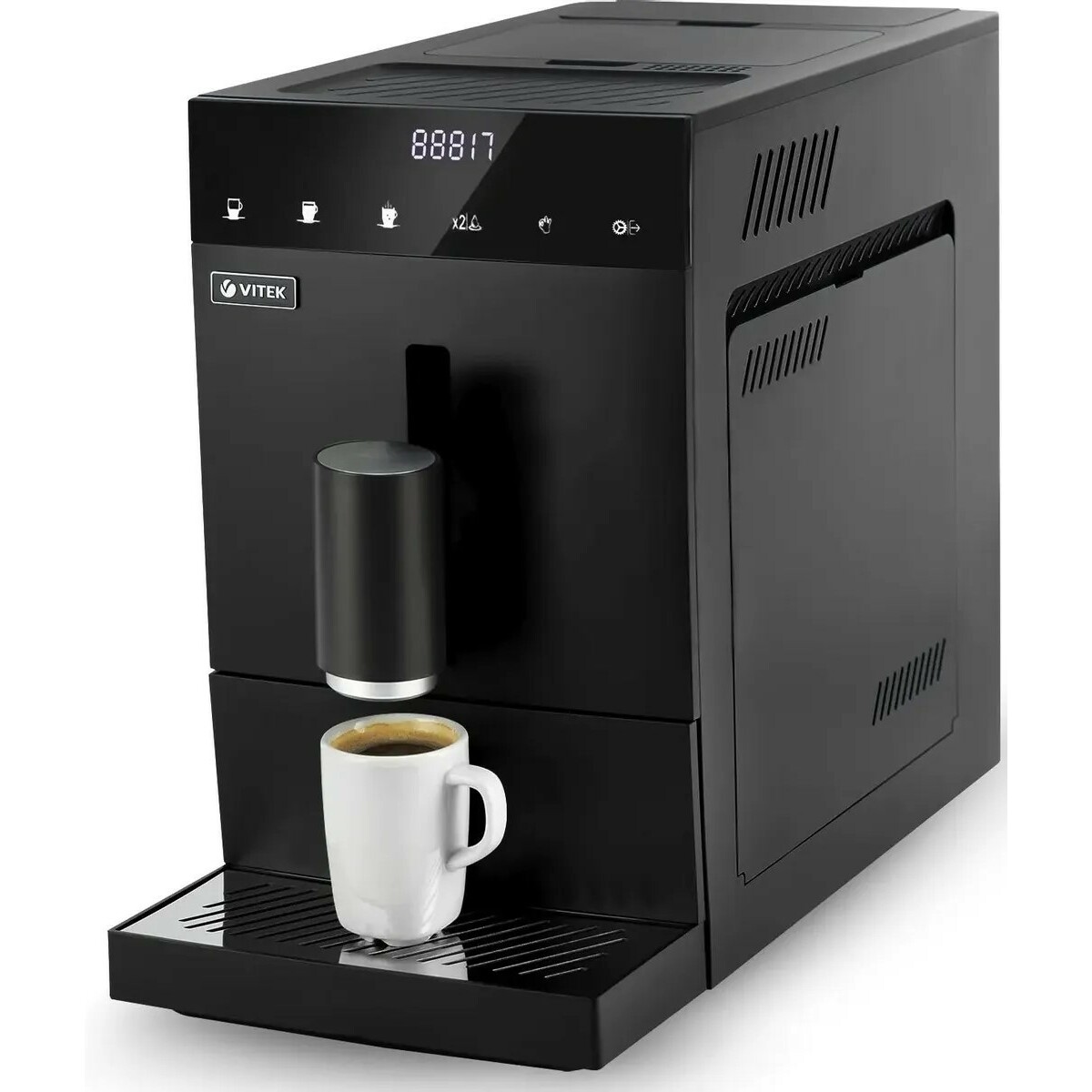 Кофемашина Vitek Metropolis VT-8700, черный