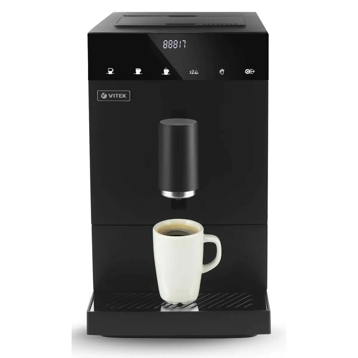 Кофемашина Vitek Metropolis VT-8700, черный
