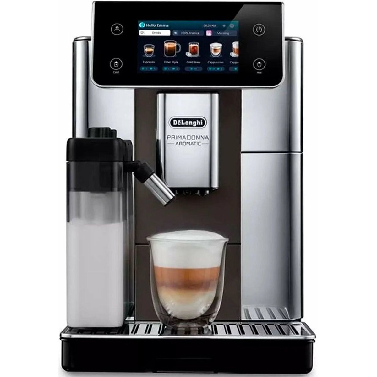 Кофемашина Delonghi Primadonna Aromatic ECAM630.75.TSM (Цвет: Silver/Black)