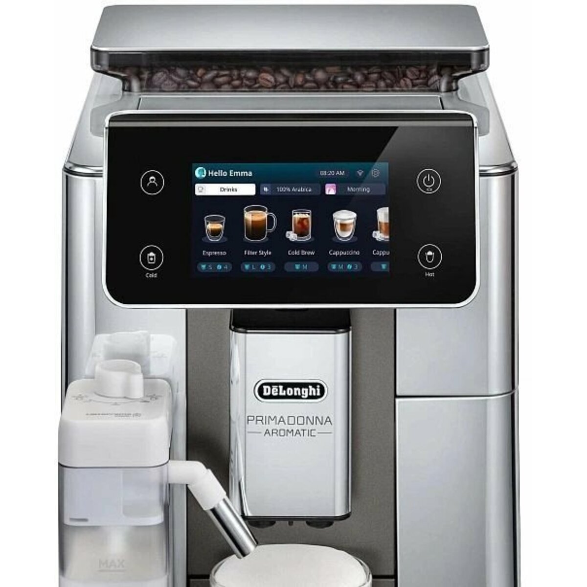 Кофемашина Delonghi Primadonna Aromatic ECAM630.75.TSM (Цвет: Silver/Black)