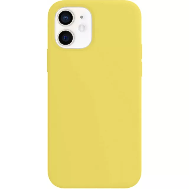 Чехол-накладка Soft Touch для смартфона iPhone 12 Mini (Цвет: Yellow)