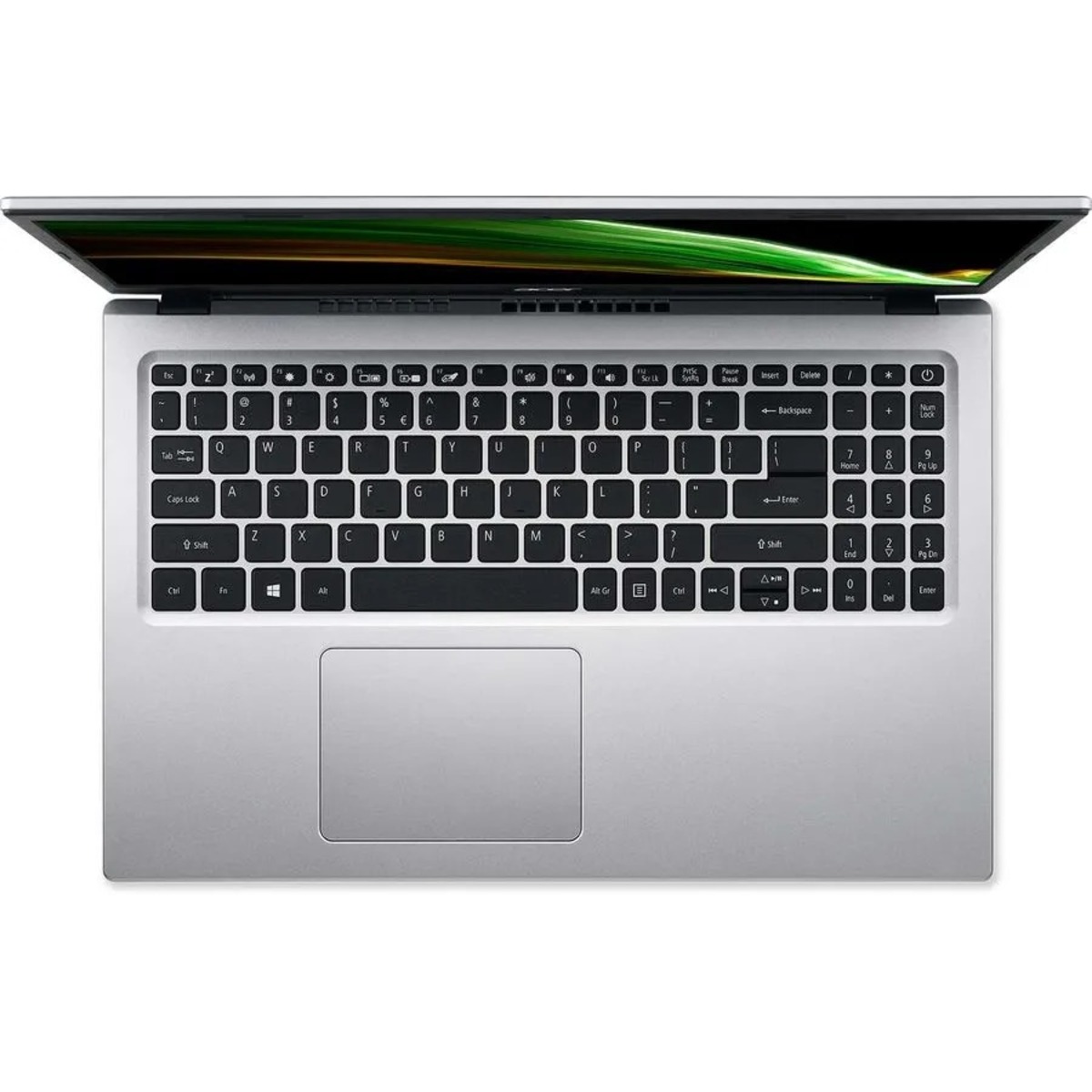 Ноутбук Acer Aspire 3 A315-35-C9CZ Celeron N4500 4Gb SSD256Gb Intel UHD Graphics 15.6 IPS FHD (1920x1080) Eshell silver WiFi BT Cam