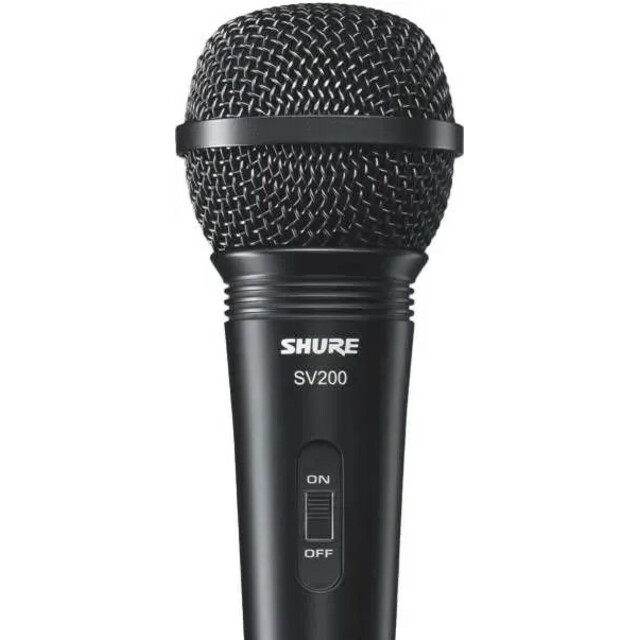 Микрофон проводной Shure SV200-A, черный