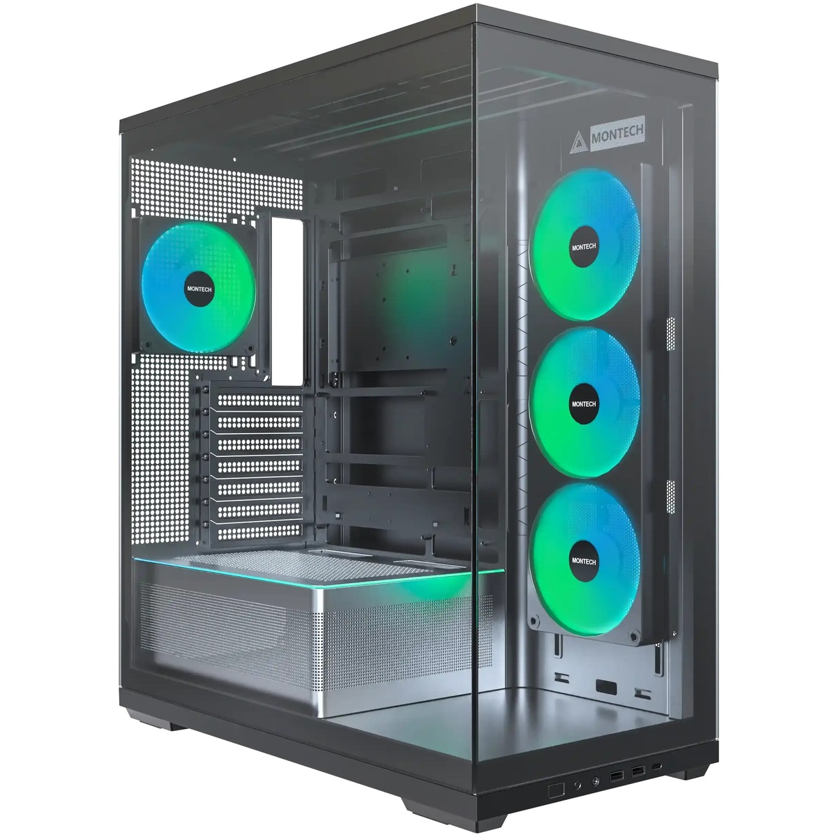 Корпус Montech TG3, черный