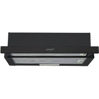 Вытяжка встраиваемая Vitek VT-TH 6020 BK, черный 
