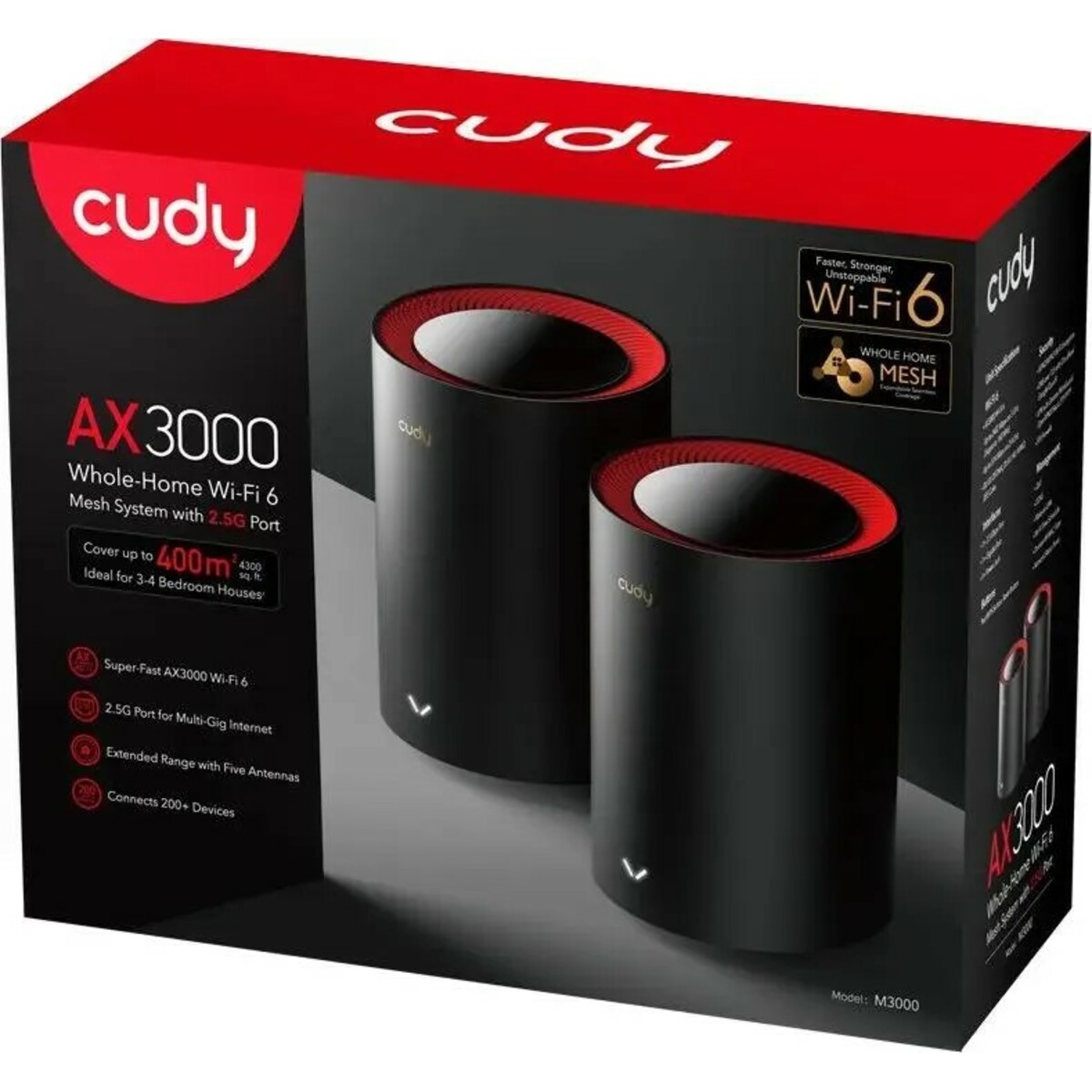 Бесшовный Mesh роутер Cudy M3000(2-Pack)