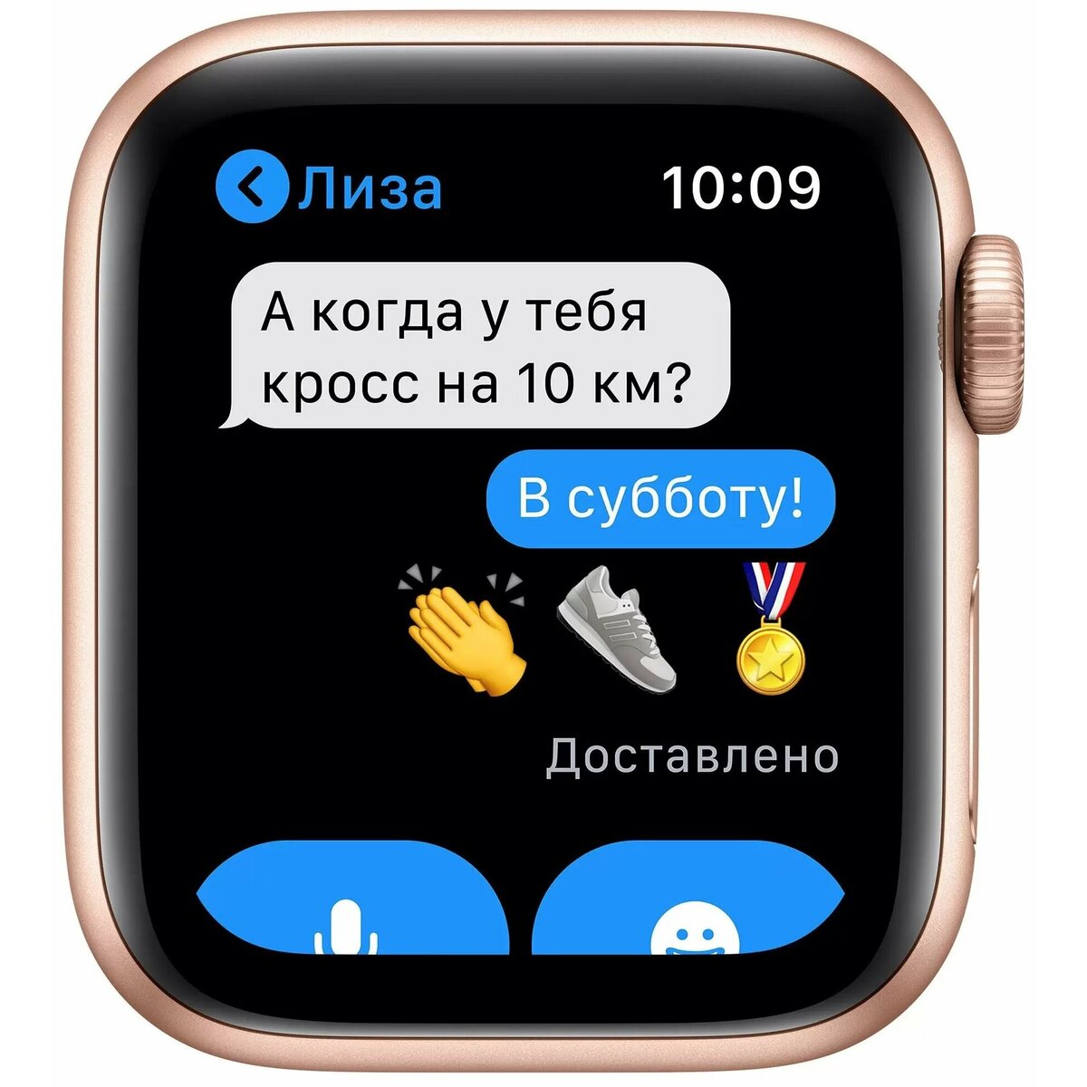 Умные часы Apple Watch SE (2022) 44mm Aluminum Case with Sport Band M / L (Цвет: Silver / White)