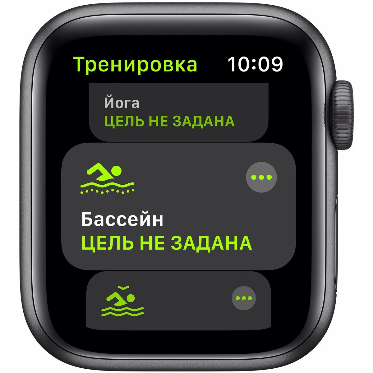 Умные часы Apple Watch SE (2022) 44mm Aluminum Case with Sport Band M / L (Цвет: Silver / White)