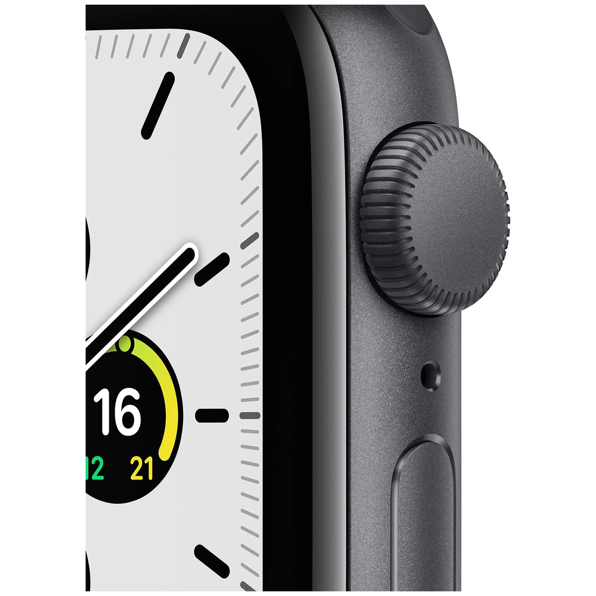 Умные часы Apple Watch SE (2022) 44mm Aluminum Case with Sport Band M / L (Цвет: Silver / White)