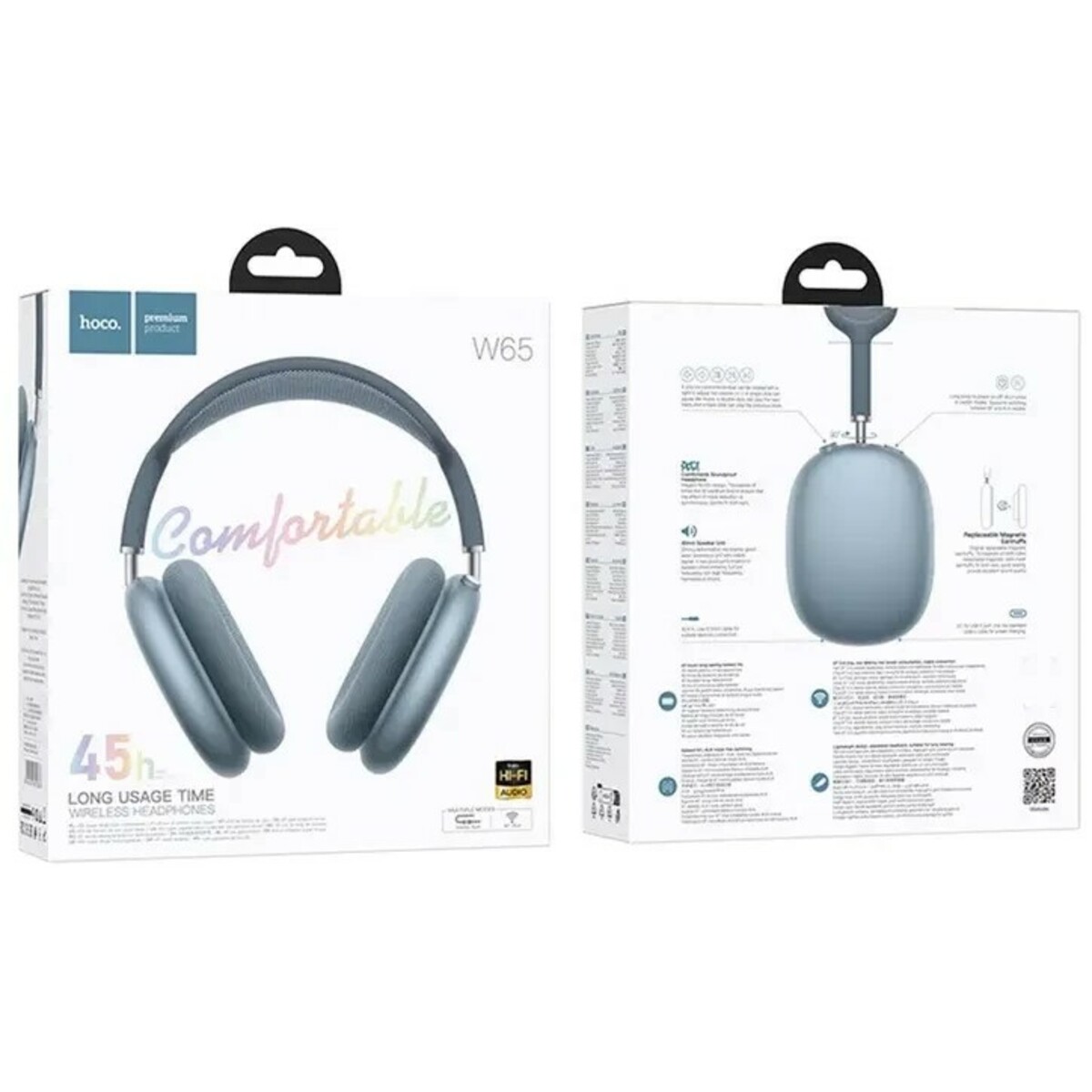 Наушники накладные Hoco W65 (Цвет: Blue)