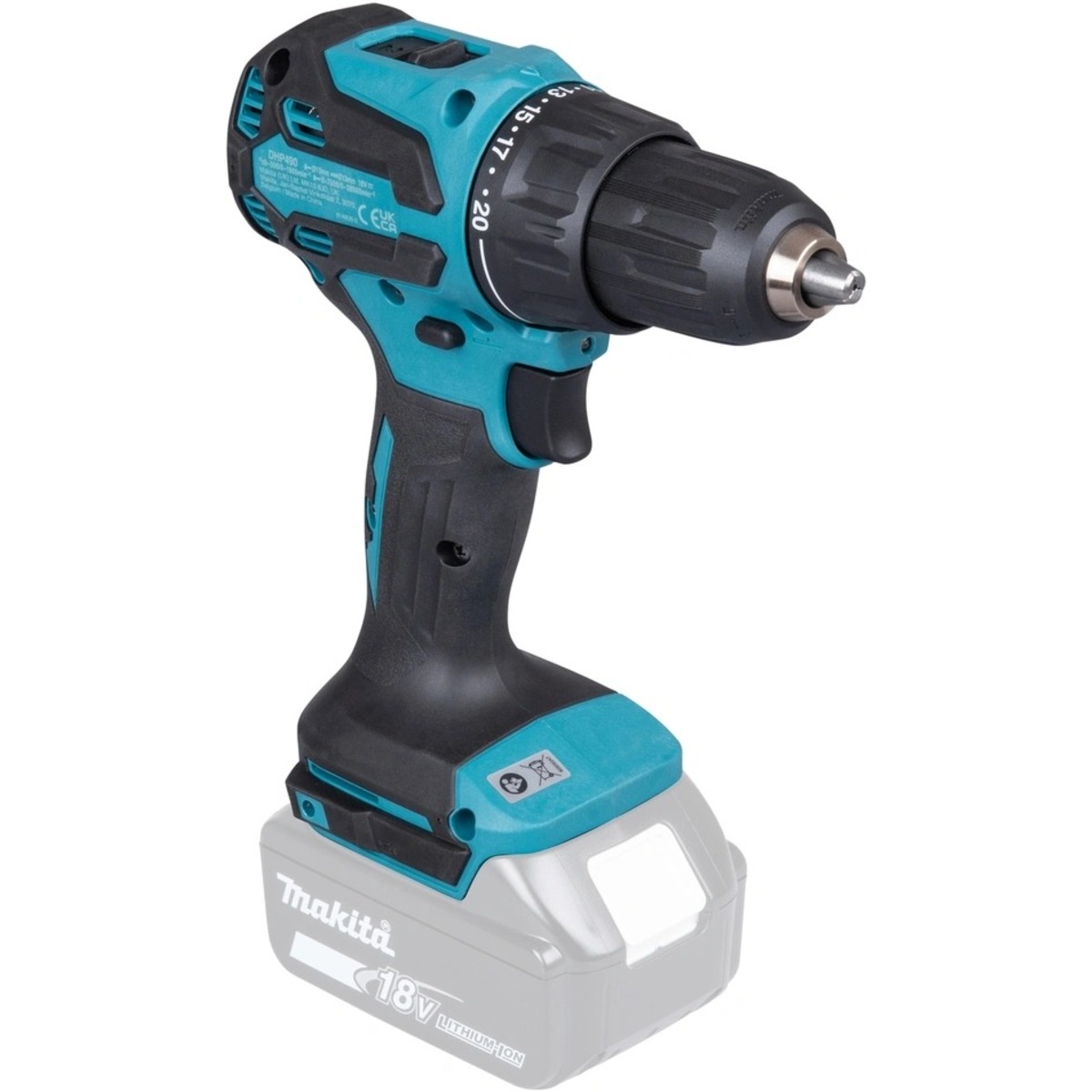 Дрель-шуруповерт Makita DHP490Z (Цвет: Blue)