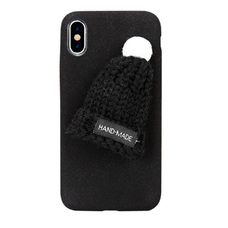 Чехол-накладка Dismac Cap Case шапка для смартфона iPhone X / XS, черный
