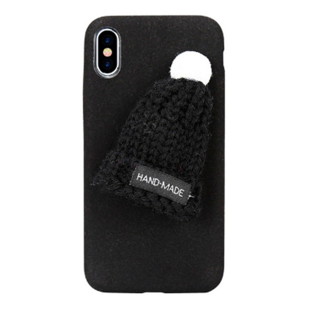 Чехол-накладка Dismac Cap Case шапка для смартфона iPhone X/XS, черный